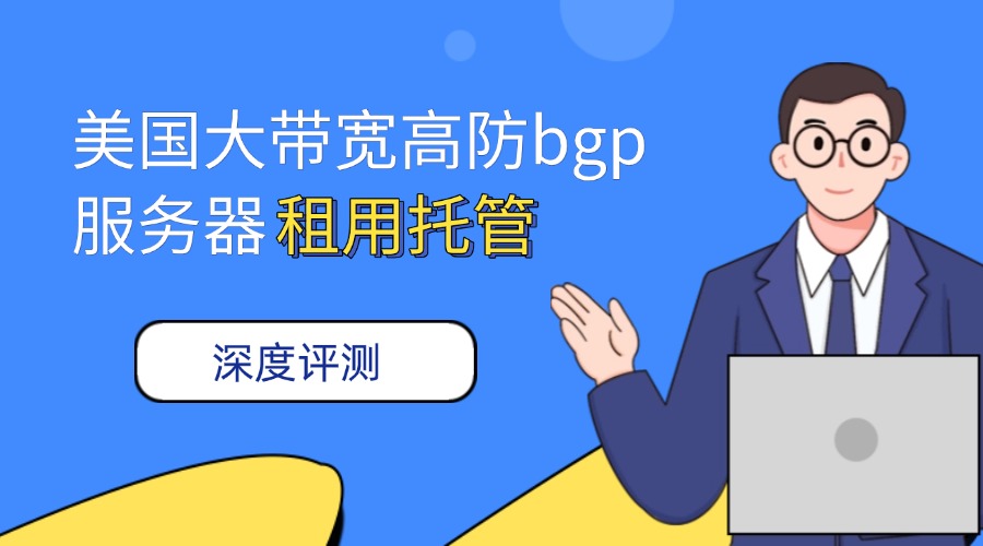 美国大带宽高防bgp服务器租用托管评测