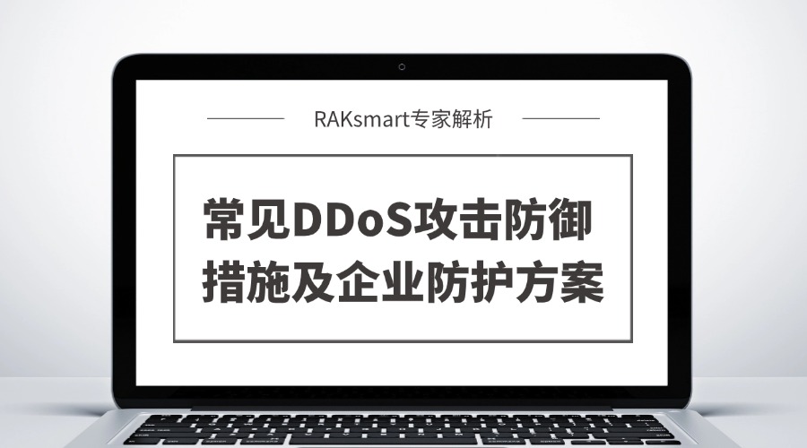 RAKsmart专家解析：常见DDoS攻击防御措施及企业防护方案